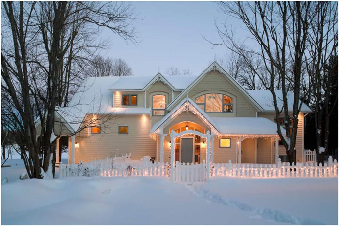 نکات فنی خانه در هوای زمستانی