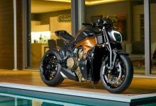 تصویر از موتورسیکلت Ducati V4 Penta ساخته شده به صورت سفارشی
