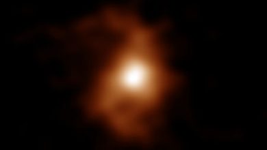 تصویر از قدیمی ترین کهکشان مارپیچی (کهکشان BRI 1335-0417) تا به حال
